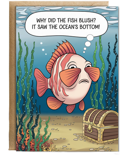 Why did the - blush?, it