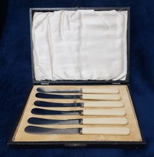Vintage Set 6 x Faux Bone