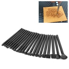 20pcs Leather Stamping Punch Tool Set High Hardness Craft Kit For Leather