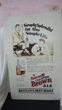 Newcastle Champion Brown Ale Sign (Tin and Vintage)