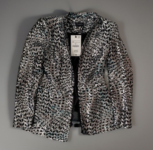 Zara silver black shoulder - black,