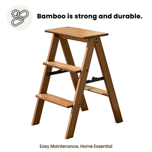 Foldable library ladder - foldable, chair