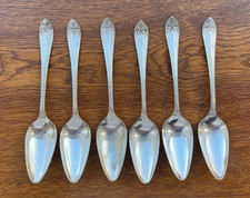 Set of Six Vintage EPNS  Silver-Plated Teaspoons Mid-Century Collectable