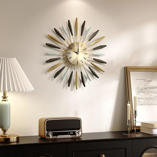 Mid century modern wall clock - wall,