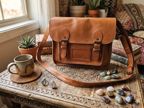 Fatface leather satchel - fatface,