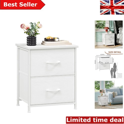 Modern white nightstand with - white,