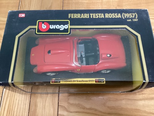 Burago testa rossa - rossa, 1:24