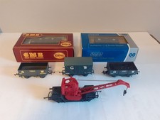 Airfix/Dapol/Coopercraft/Hornby wagons and crane for 4mm