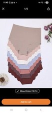 New 7 pack microfibre pinks scallop knickers pants briefs size L 12-14 look