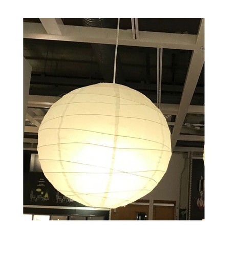 White paper lampshade ceiling - white,
