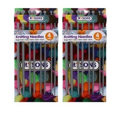 8 Pairs Knitting Needles 25cm