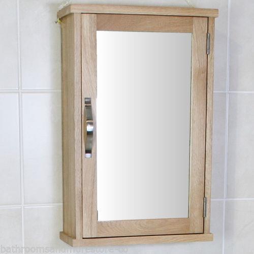 Oak wall mounted - wall, mirrored