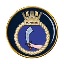 HMS Scimitar, Royal Navy Pin