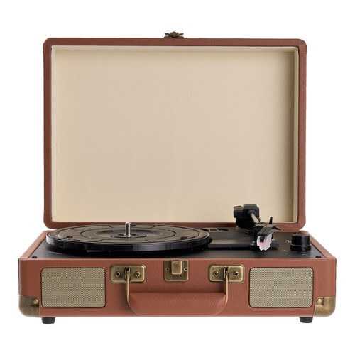 Retro vinyl record player - record,