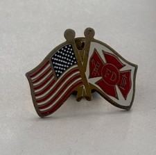 Vintage lapel PIN FIRE