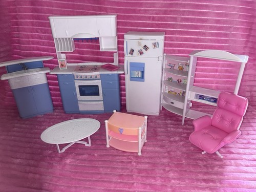 Barbie doll kitchen living - doll,