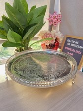 Vintage Silver Plated Engraved