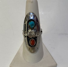 Vtg Native Navajo Turquoise &
