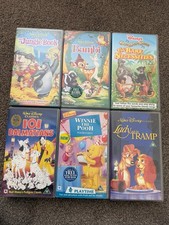 VHS Video Tapes Walt Disney