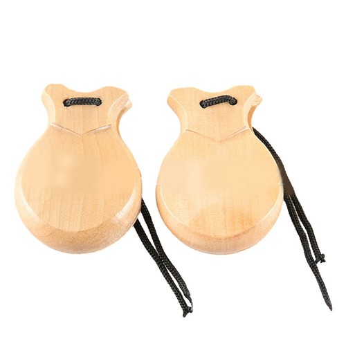 Premium wood castanets set - wood,