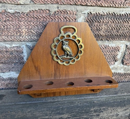 Vintage wood brass wall - &,