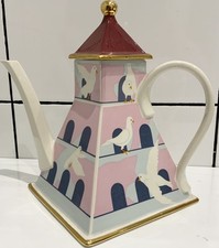 Carlton Ware Lustre Dovecote Teapot~1976~Vintage~Near Mint~Unused Condition 