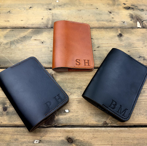 Personalised leather passport