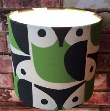 ORLA KIELY DESIGN OWL  LAMP SHADE - 20cm X 17cm - NEW - Green - Black - Cream