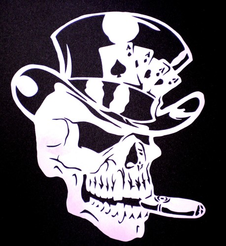 High detail airbrush stencil - detail,