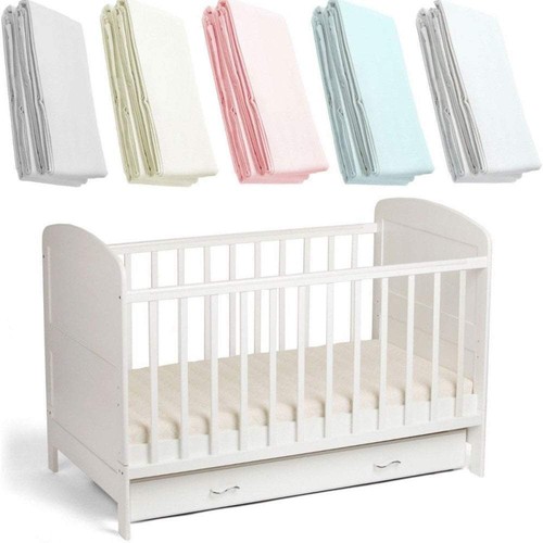 Cot bed jersey fitted sheets - fitted,