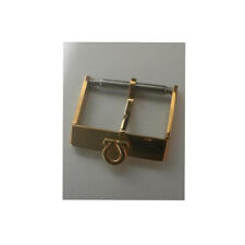 OMEGA 16mm BRACELET BAND YELLOW GOLD PLATED ORIGINAL WATCH BUCKLE early 70