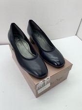 Ladies navy blue suede stylish high heel shoes wedding party office EU39 UK5.5