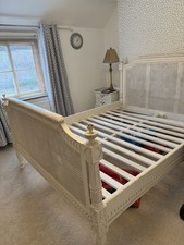 French Wratten King Bed Frame White