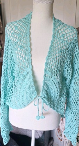 Raya sun crochet cardigan - sun,