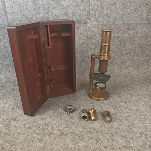 Antique brass student compound - student,