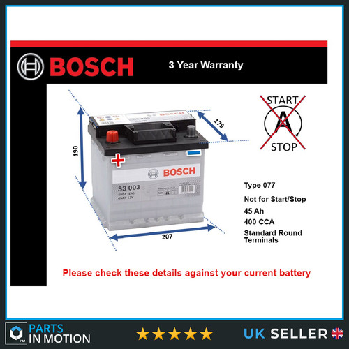 Battery fits fiat - battery,