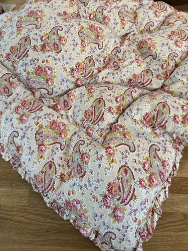 Vintage eiderdown quilt throw - eiderdown,