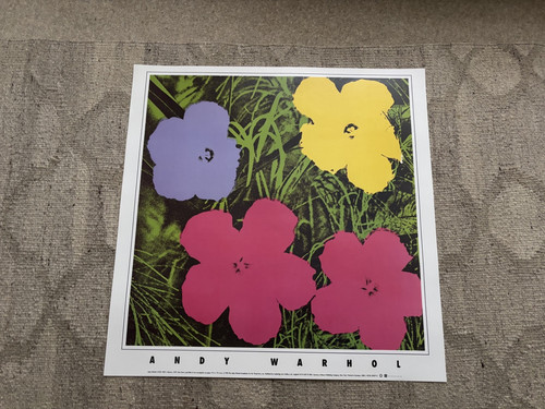 Andy warhol poster flowers - poster,