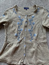 Tulchan womens cardigan jumper 100% Wool