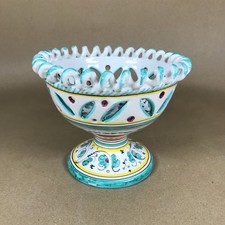 D.G Deruta Italy 309 Decorative Pedestal Bowl