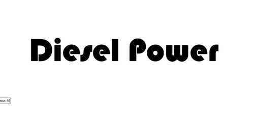 Diesel power sticker decal - diesel, sticker/decal