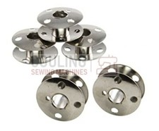 5 Metal Bobbins Old Dome Type