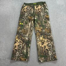 Under Armour Trousers Adult 28x28 Brown Realtree Carpenter Camo Workwear Men