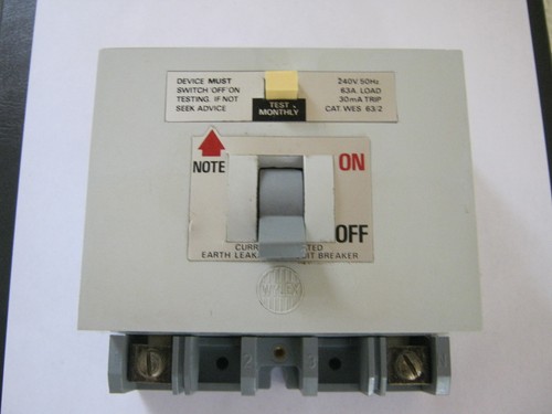 Wylex wes 63a 30ma 2 - wylex, 63/2