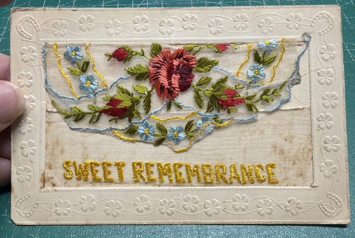 Ww1 silk postcard - ww1,