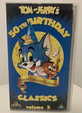 Tom & Jerry's 50th Birthday Classics Vol 3 VHS Video 1990
