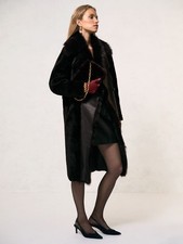 Reiss Womens Leather Longline