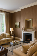 Wilman Interiors Parchment Bronze Luxury Designer Wallpaper 41801