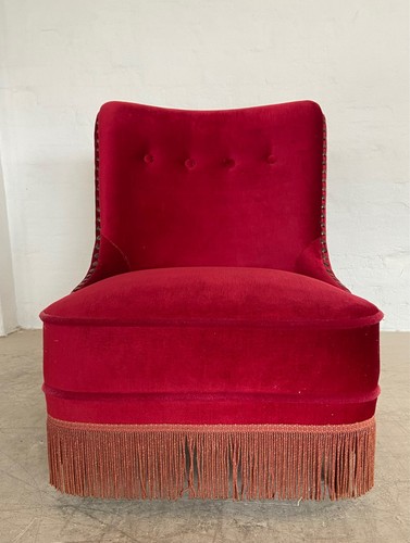 Danish vintage red cherry - red,