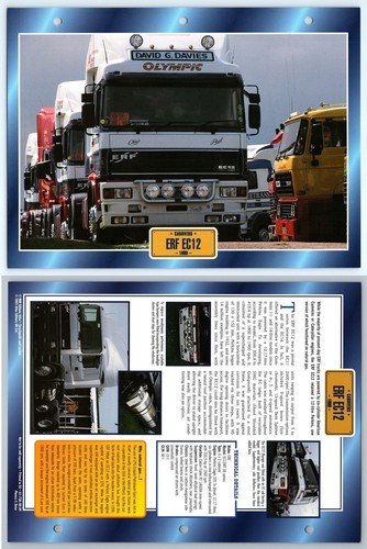 Erf ec12 1999 cabovers - erf,